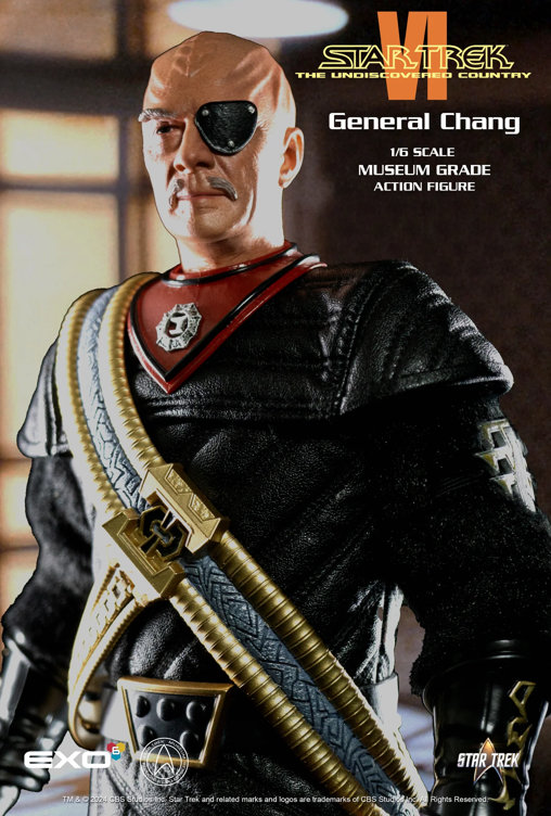 Star Trek VI - The Undiscovered Country: General Chang, 1/6 Figur von EXO-6