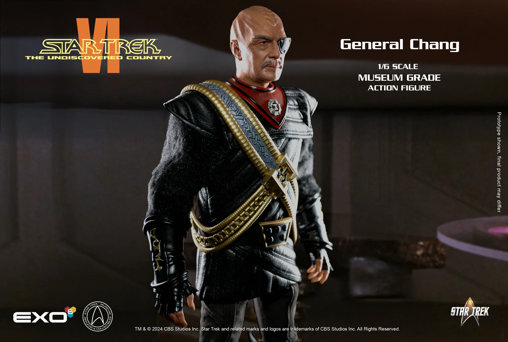 Star Trek VI - The Undiscovered Country: General Chang, 1/6 Figur von EXO-6