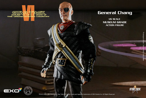 Star Trek VI - The Undiscovered Country: General Chang, 1/6 Figur von EXO-6