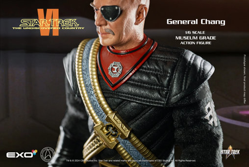 Star Trek VI - The Undiscovered Country: General Chang, 1/6 Figur von EXO-6