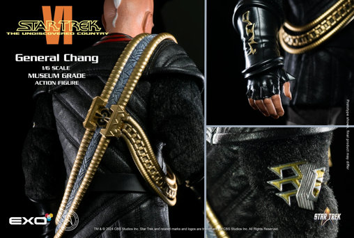 Star Trek VI - The Undiscovered Country: General Chang, 1/6 Figur von EXO-6