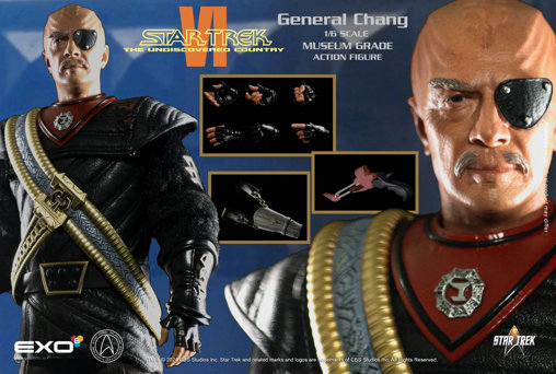 Star Trek VI - The Undiscovered Country: General Chang, 1/6 Figur von EXO-6