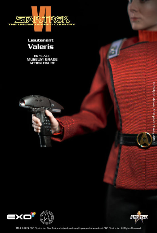 Star Trek VI - The Undiscovered Country: Lieutenant Commander Valeris, 1/6 Figur von EXO-6