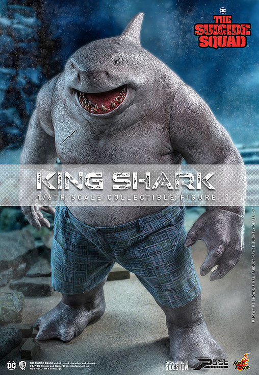 Suicide Squad: King Shark, 1/6 Figur von Hot Toys