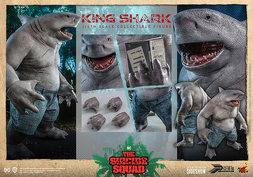 Suicide Squad: King Shark, 1/6 Figur von Hot Toys