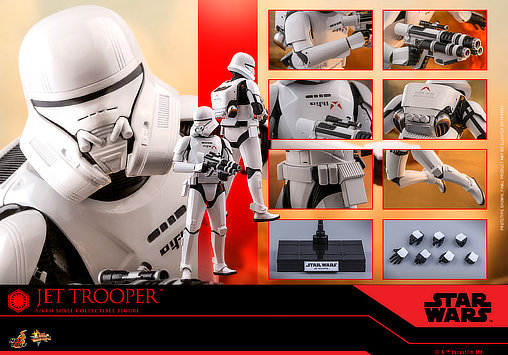 Star Wars - Episode IX - The Rise of Skywalker: Jet Trooper, 1/6 Figur von Hot Toys