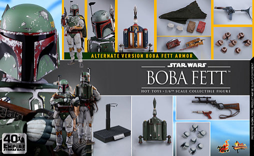 Star Wars - Episode V - The Empire Strikes Back: Boba Fett - 40th Anniversary Collection, 1/6 Figur von Hot Toys