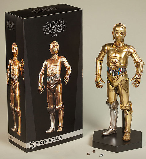 Star Wars - Episode IV - A New Hope: C-3PO, 1/6 Figur von Sideshow