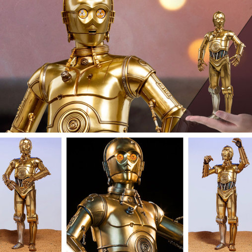 Star Wars - Episode IV - A New Hope: C-3PO, 1/6 Figur ... https://spaceart.de/produkte/sw009-star-wars-c-3po-c3po-figur-sideshow-2171-747720214606-spaceart.php