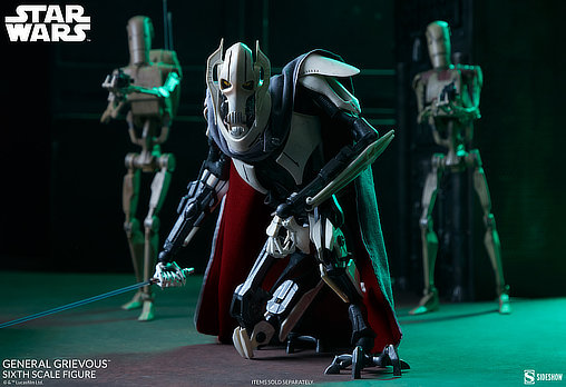 Star Wars: General Grievous, 1/6 Figur von Sideshow