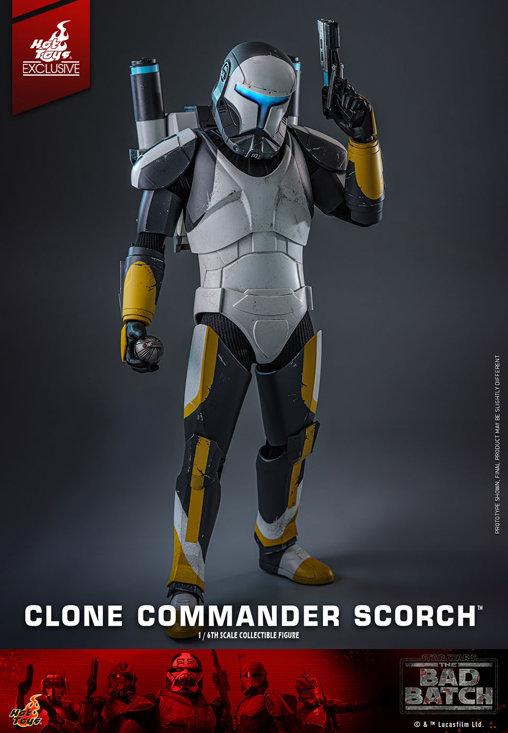 Star Wars - The Bad Batch: Clone Commando Scorch, 1/6 Figur von Hot Toys