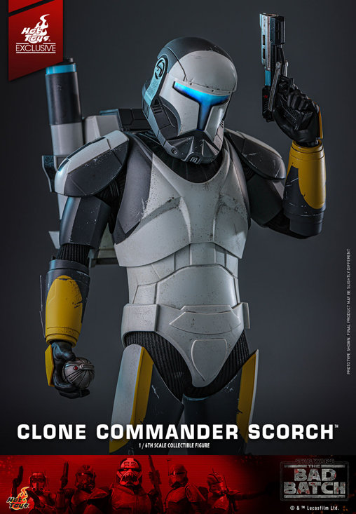 Star Wars - The Bad Batch: Clone Commando Scorch, 1/6 Figur von Hot Toys