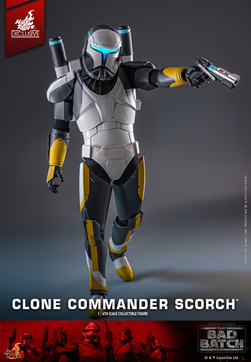 Star Wars - The Bad Batch: Clone Commando Scorch, 1/6 Figur von Hot Toys