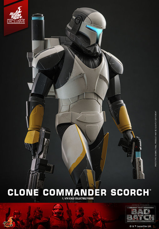 Star Wars - The Bad Batch: Clone Commando Scorch, 1/6 Figur von Hot Toys
