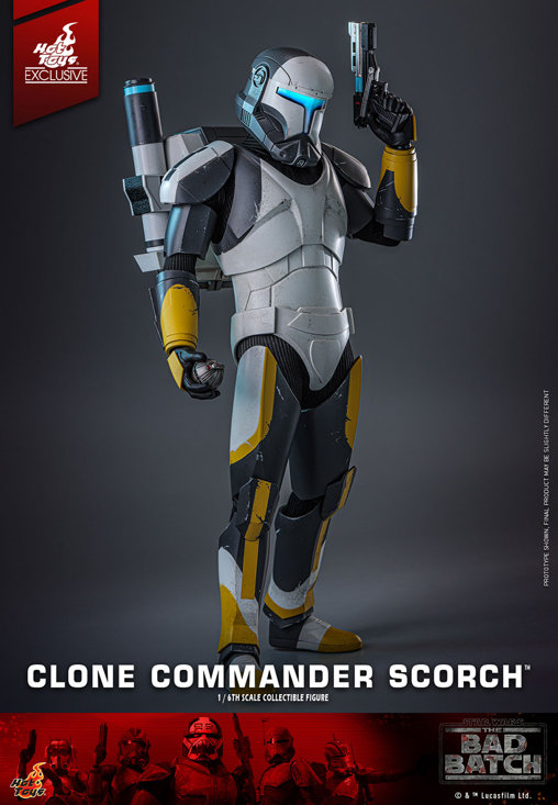 Star Wars - The Bad Batch: Clone Commando Scorch, 1/6 Figur von Hot Toys