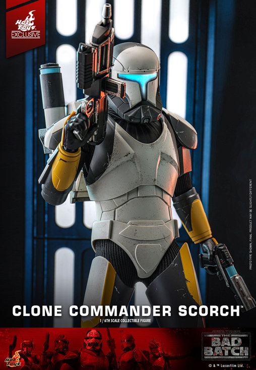 Star Wars - The Bad Batch: Clone Commando Scorch, 1/6 Figur von Hot Toys