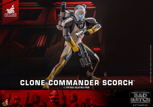 Star Wars - The Bad Batch: Clone Commando Scorch, 1/6 Figur von Hot Toys