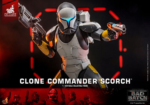 Star Wars - The Bad Batch: Clone Commando Scorch, 1/6 Figur von Hot Toys