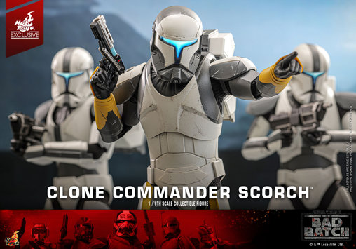 Star Wars - The Bad Batch: Clone Commando Scorch, 1/6 Figur von Hot Toys