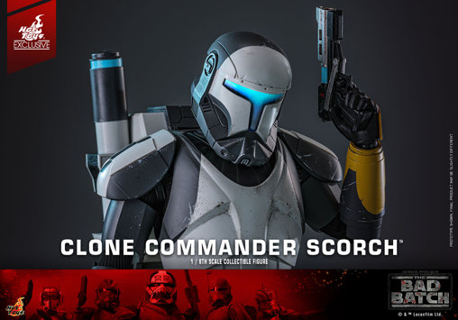 Star Wars - The Bad Batch: Clone Commando Scorch, 1/6 Figur von Hot Toys