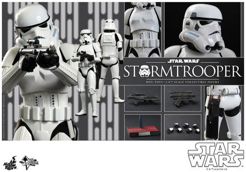 Star Wars - Episode IV - A New Hope: Stormtrooper, 1/6 Figur von Hot Toys