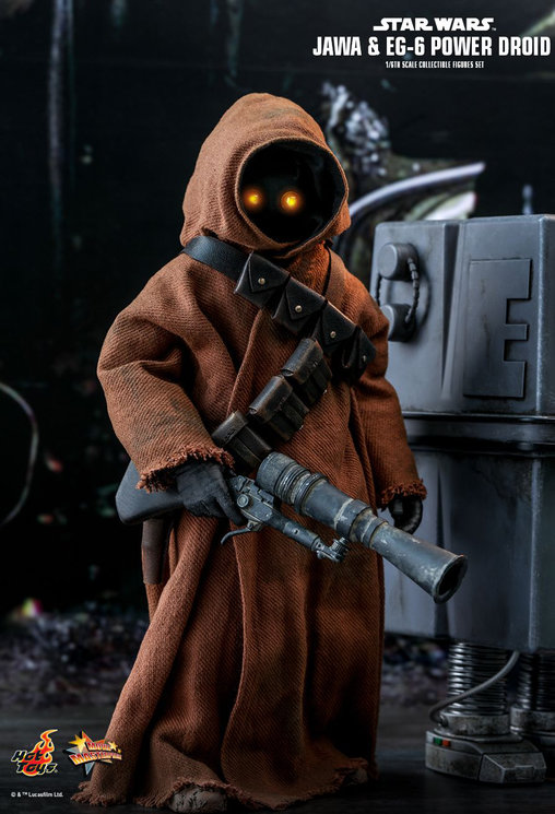 Star Wars - Episode IV - A New Hope: Jawa und EG-6 Power Droid, 1/6 Figur von Hot Toys