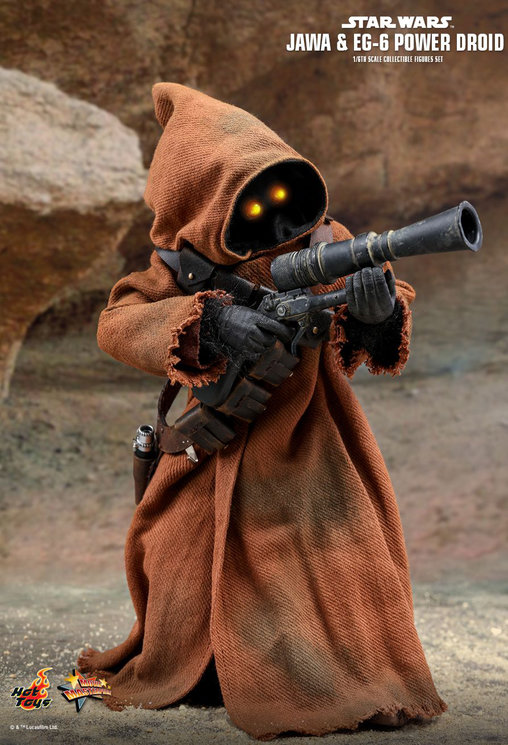Star Wars - Episode IV - A New Hope: Jawa und EG-6 Power Droid, 1/6 Figuren ... https://spaceart.de/produkte/star-wars-jawa-und-eg-6-power-droid-1-6-figuren-hot-toys-mms554-sw014.php