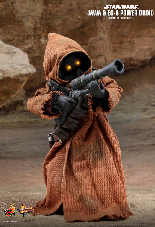 Star Wars - Episode IV - A New Hope: Jawa und EG-6 Power Droid, 1/6 Figur von Hot Toys