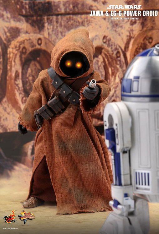 Star Wars - Episode IV - A New Hope: Jawa und EG-6 Power Droid, 1/6 Figur von Hot Toys