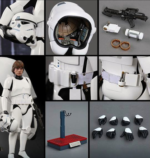 Star Wars - Episode IV - A New Hope: Luke Skywalker - Stormtrooper Disguise Version, 1/6 Figur von Hot Toys