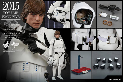 Star Wars - Episode IV - A New Hope: Luke Skywalker - Stormtrooper Disguise Version, 1/6 Figur von Hot Toys