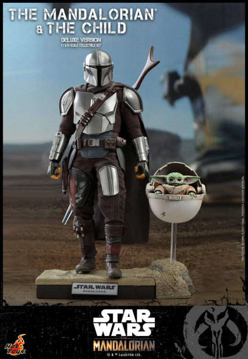 Star Wars - The Mandalorian: The Mandalorian and The Child - Deluxe, 1/6 Figur von Hot Toys