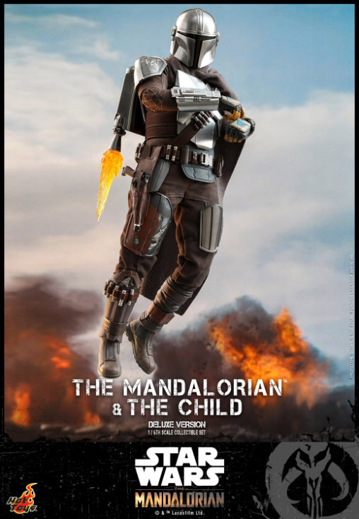 Star Wars - The Mandalorian: The Mandalorian and The Child - Deluxe, 1/6 Figur von Hot Toys