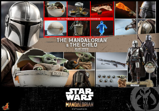 Star Wars - The Mandalorian: The Mandalorian and The Child - Deluxe, 1/6 Figur von Hot Toys