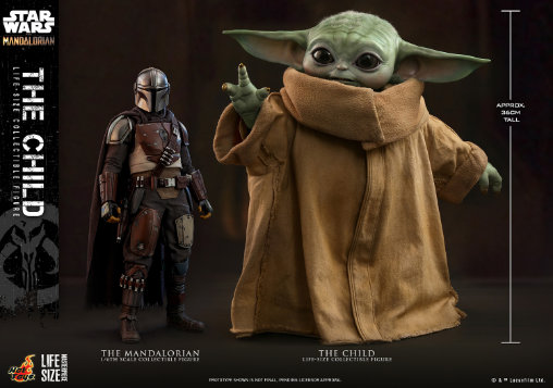 Star Wars - The Mandalorian: The Child - Life-Size, 1/1 Figur von Hot Toys