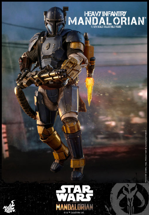 Star Wars - The Mandalorian: Heavy Infantry Mandalorian, 1/6 Figur von Hot Toys