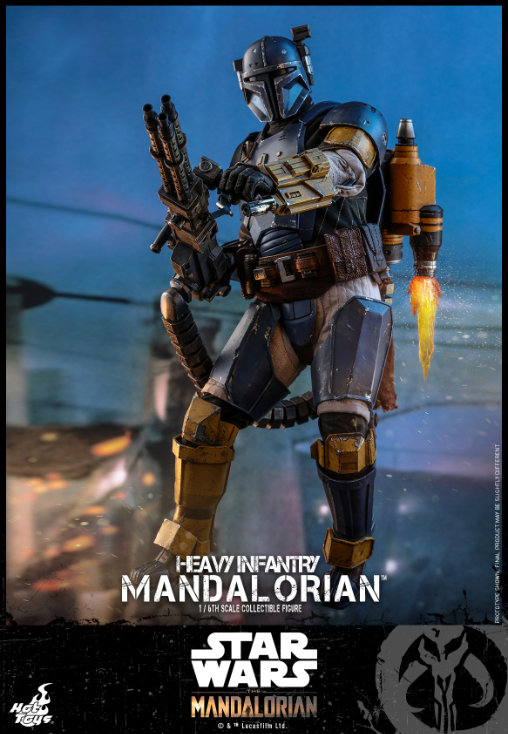 Star Wars - The Mandalorian: Heavy Infantry Mandalorian, 1/6 Figur von Hot Toys