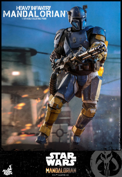 Star Wars - The Mandalorian: Heavy Infantry Mandalorian, 1/6 Figur von Hot Toys