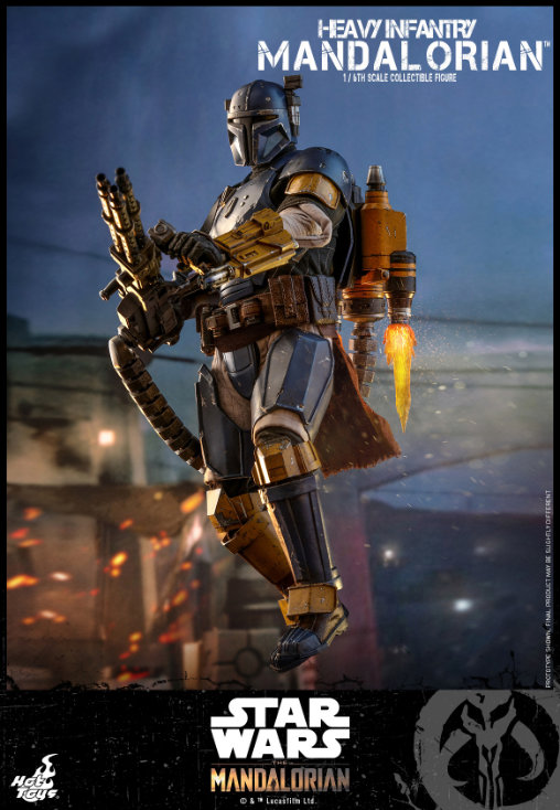 Star Wars - The Mandalorian: Heavy Infantry Mandalorian, 1/6 Figur von Hot Toys