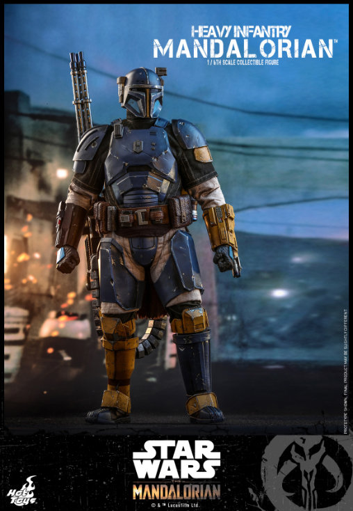 Star Wars - The Mandalorian: Heavy Infantry Mandalorian, 1/6 Figur von Hot Toys