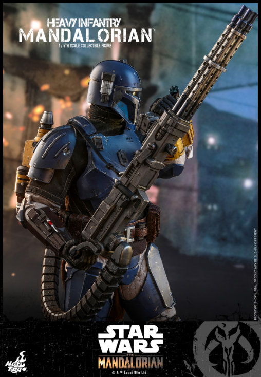 Star Wars - The Mandalorian: Heavy Infantry Mandalorian, 1/6 Figur von Hot Toys