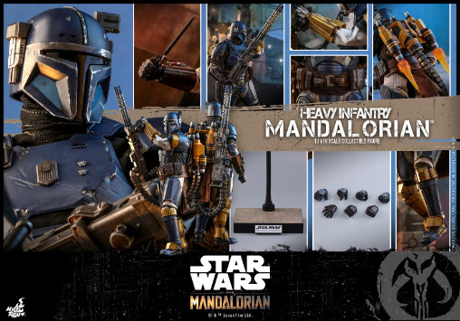 Star Wars - The Mandalorian: Heavy Infantry Mandalorian, 1/6 Figur von Hot Toys
