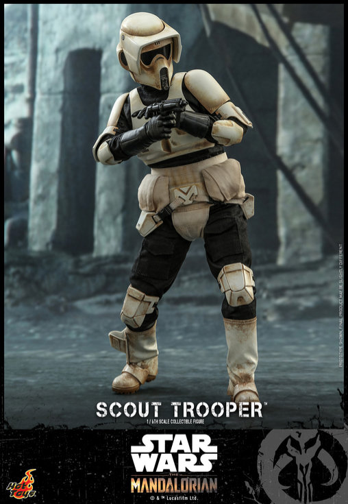 Star Wars - The Mandalorian: Scout Trooper, 1/6 Figur von Hot Toys