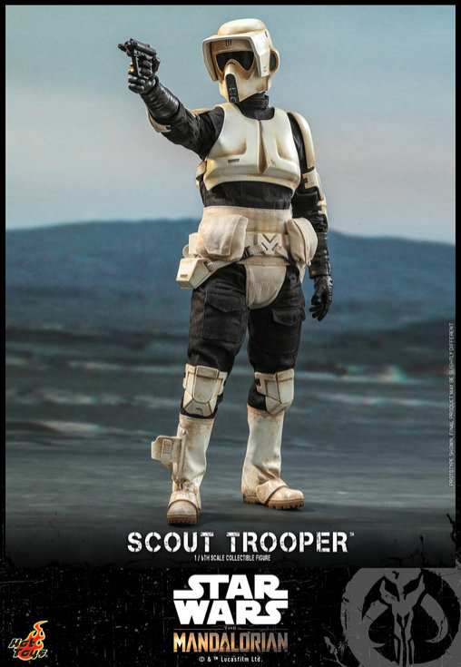 Star Wars - The Mandalorian: Scout Trooper, 1/6 Figur von Hot Toys