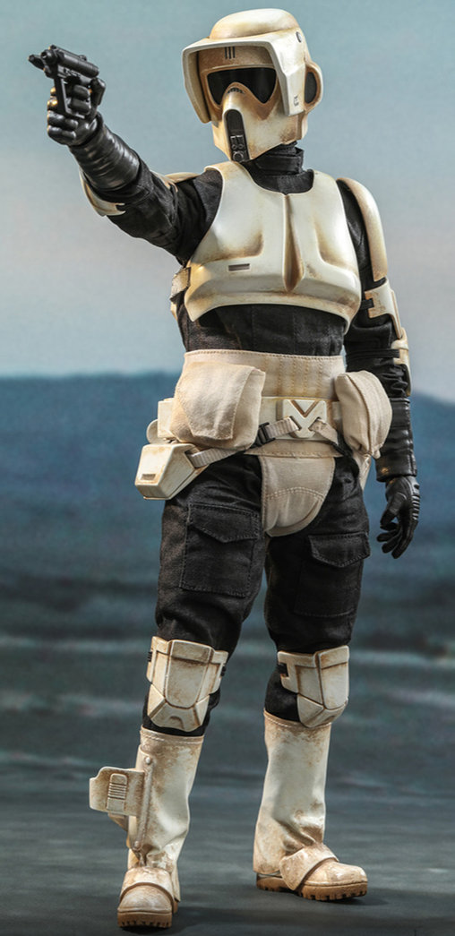 Star Wars - The Mandalorian: Scout Trooper, 1/6 Figur von Hot Toys