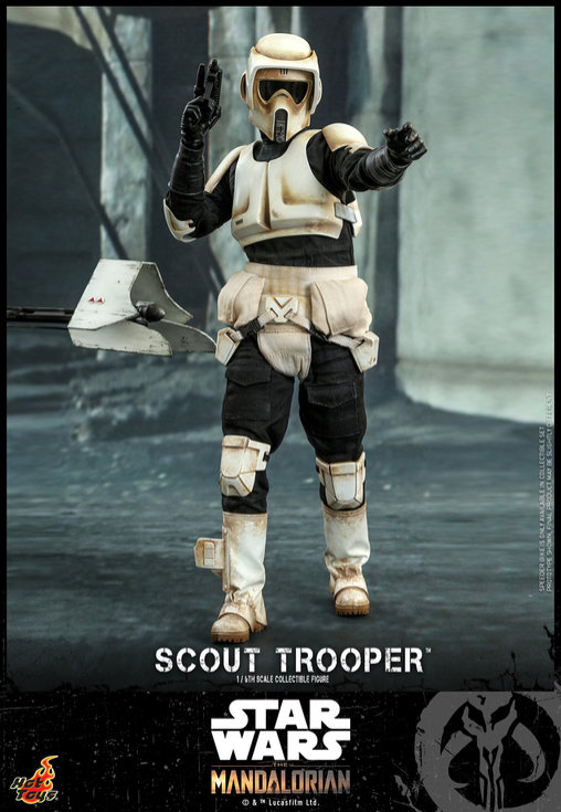 Star Wars - The Mandalorian: Scout Trooper, 1/6 Figur von Hot Toys