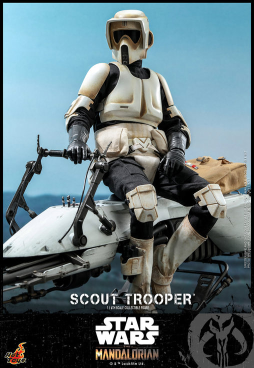Star Wars - The Mandalorian: Scout Trooper, 1/6 Figur von Hot Toys