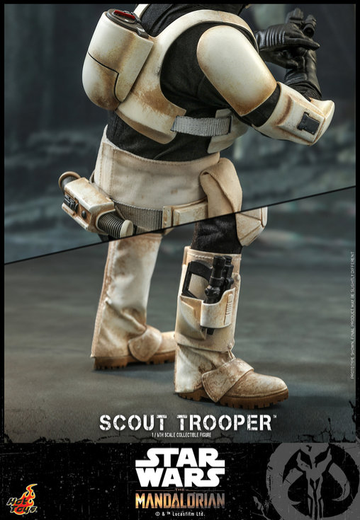 Star Wars - The Mandalorian: Scout Trooper, 1/6 Figur von Hot Toys