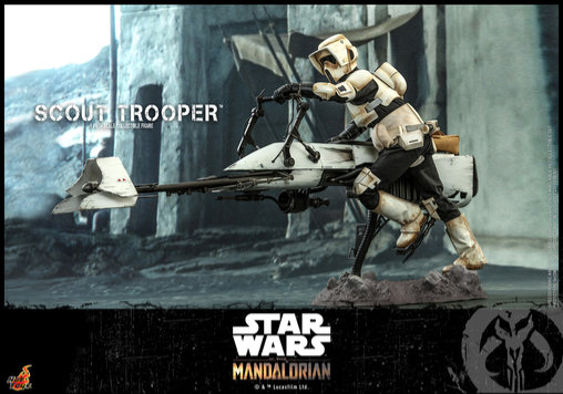 Star Wars - The Mandalorian: Scout Trooper, 1/6 Figur von Hot Toys