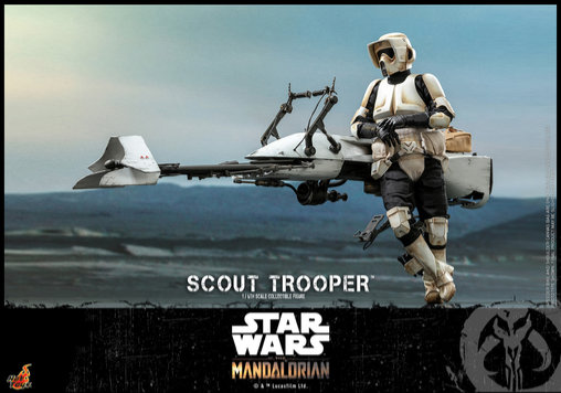 Star Wars - The Mandalorian: Scout Trooper, 1/6 Figur von Hot Toys